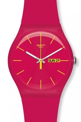 Swatch Unisex Pink Rebel Watch SUOR704