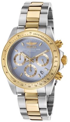Invicta Men's Speedway Chronograph Two-Tone Steel Light Blue Dial
