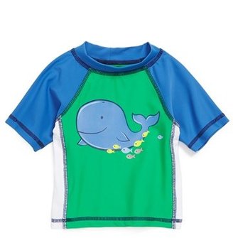 Little Me 'Whale' Rashguard (Baby Boys)