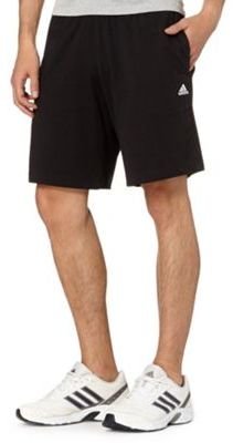 adidas Black jersey drawstring shorts