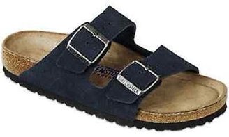 Birkenstock Womens ARIZONA Denim Blue Soft Footbed Suede Sandal Shoes P25291