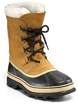 Sorel Men's Caribou Waterproof Nubuck Leather Cold-Weather Boots