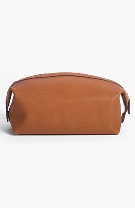 Ghurka 'Holdall' Leather Grooming Case