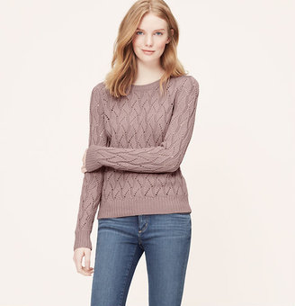 LOFT Pointelle Sweater
