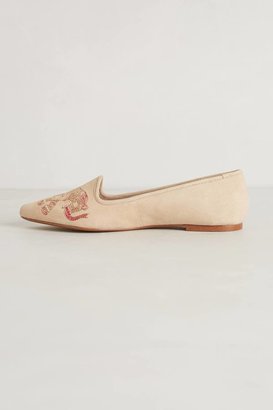 House Of Harlow Embroidered Elephant Loafers