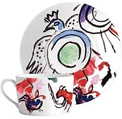 Bernardaud Marc Chagall Joseph Tribe Breakfast Cup & Saucer