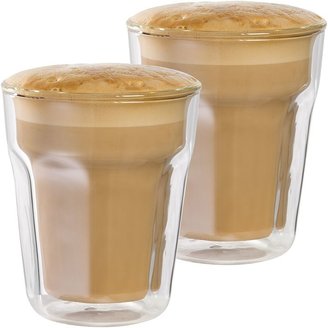 Baccarat Facet Double Wall Latte Glass, 236ml (Set of 2)
