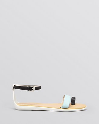 French Connection Flat Ankle Strap Sandals - Terri
