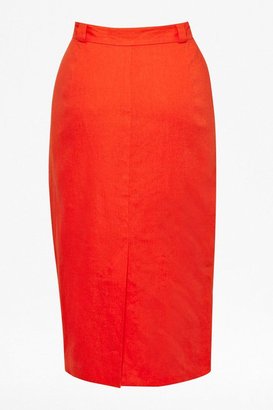 French Connection Laguna linen pencil skirt