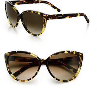 Chloé Modified Cat's-Eye Sunglasses