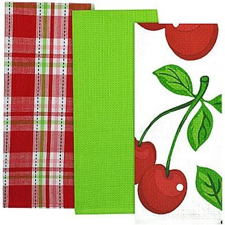 JCPenney Cherries Set of 3 Dish Towels