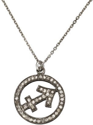 Laura Lee Jewellery Silver Diamond Sagittarius Necklace