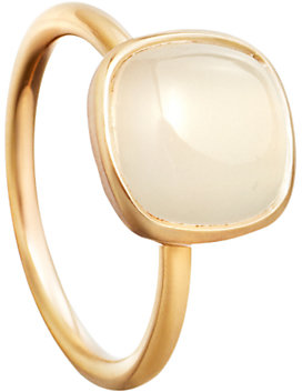 Astley Clarke Colour Moonstone Timbrel 18ct Gold Vermeil Stacking Ring