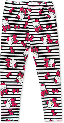 Hello Kitty Little Girls' Striped Leggings