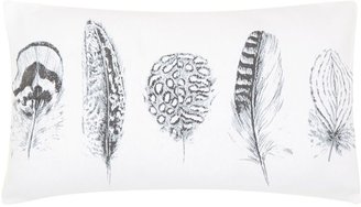 Linea Feather print cushion