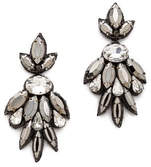 Deepa Gurnani Crystal Earrings