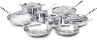 All-Clad 14-pc. Stainless Steel Stainless Cookware Set