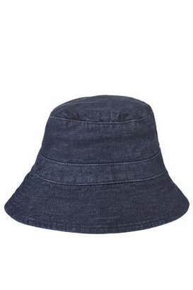 Topshop Womens **Denim Bucket Hat by Marques'Almeida X Indigo Denim