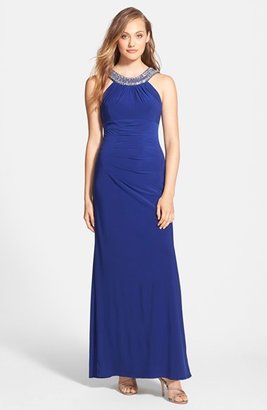 Xscape Evenings Embellished Jersey Gown