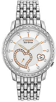 Citizen Eco-Drive Desire Womens Diamond-Accent Watch EV1000-58A