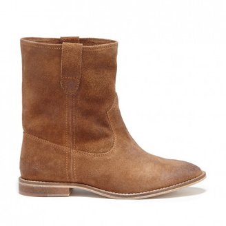 Sole Society Jed distressed suede bootie