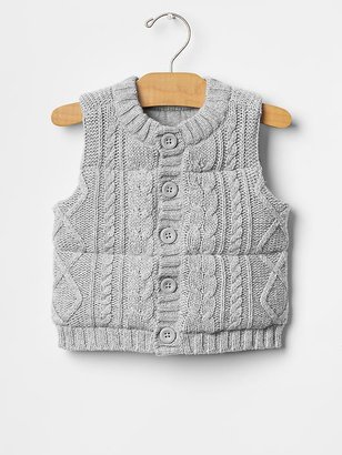 Gap Cable knit sweater vest