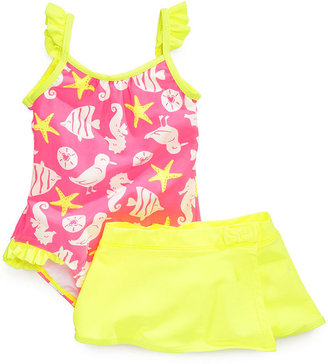 Carter's Little Girls' or Toddler Girls' Swimsuit & Skirt Set