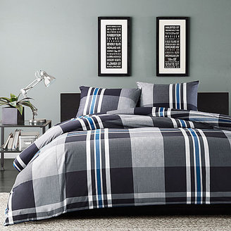 JCPenney INK+IVY Nathan Plaid Duvet Cover Set