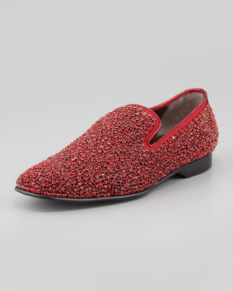 Donald J Pliner Pascow Jeweled Loafer, Red
