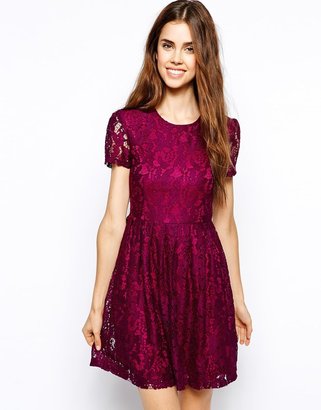 Max C London Skater Dress in Lace