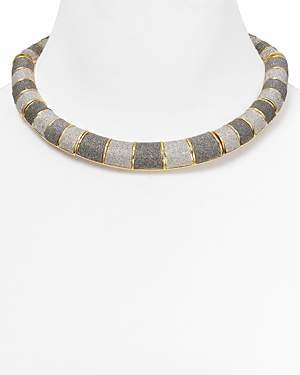 ABS by Allen Schwartz Glitter Collar Necklace, 19