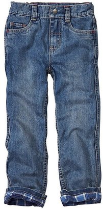 Flannel Lined Straight Leg Jeans