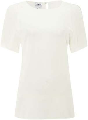 Armani Collezioni Short sleeve silk top
