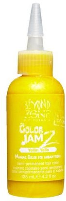 Beyond the Zone Color Jamz Semi Permanent Hair Color Yellin Yellow