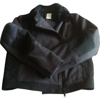 Vanessa Bruno Black Wool Biker jacket