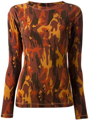 Jean Paul Gaultier Vintage camouflage top