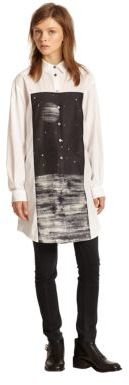 Marc by Marc Jacobs Space-Print Cotton Shirtdress