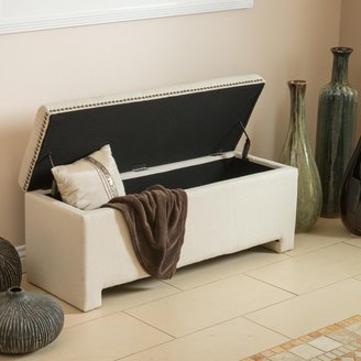 Christopher Knight Home Norfolk Ivory Storage Bench by