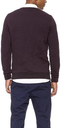 Scotch & Soda Long Sleeve Quilted T-Shirt