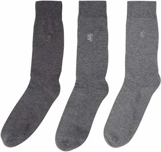 Pringle Men's 3 Pack Plain Socks