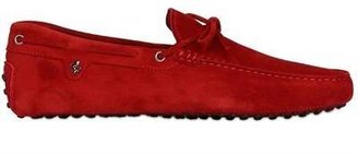 Tod's Ferrari - 22 Gommino 122 Tie Suede Driving Shoes