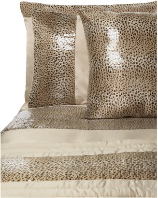 Kylie Minogue Leopard square pillowcase ivory