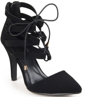 Journee Collection Willow Strappy Lace-Up High Heels