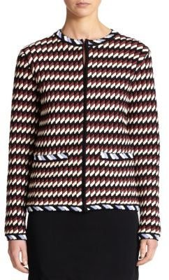 Christopher Kane Geometric Knit Jacket