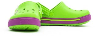Crocs Crocband II.5 Clog Kids Neon Green / Viola