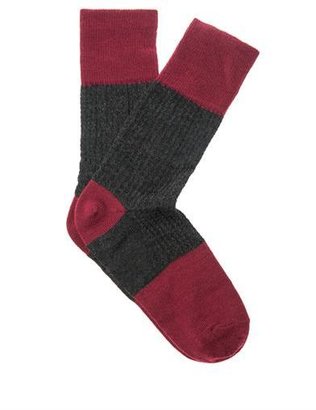 Marni Chunky-knit wool-blend socks