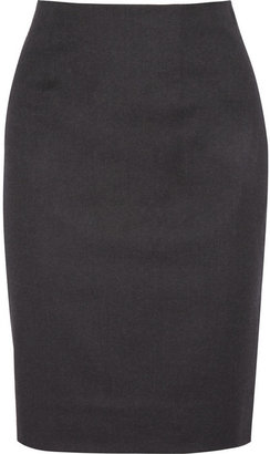 Oscar de la Renta Wool-blend felt pencil skirt