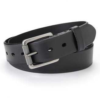 Levi's beveled-edge tumbled-leather belt