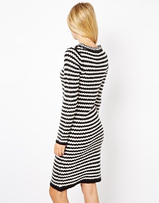 Vila Stripe Knitted Dress