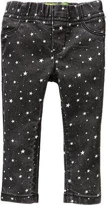 Old Navy Printed Pull-On Denim Jeggings for Baby